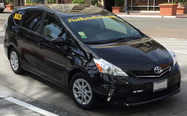 San Diego car service curbside